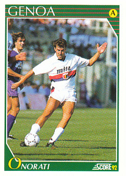 Roberto Onorati Genoa Score 92 Seria A #115